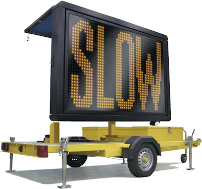 Variable Message Sign - Freeway 3000 - from Littlewood Hire